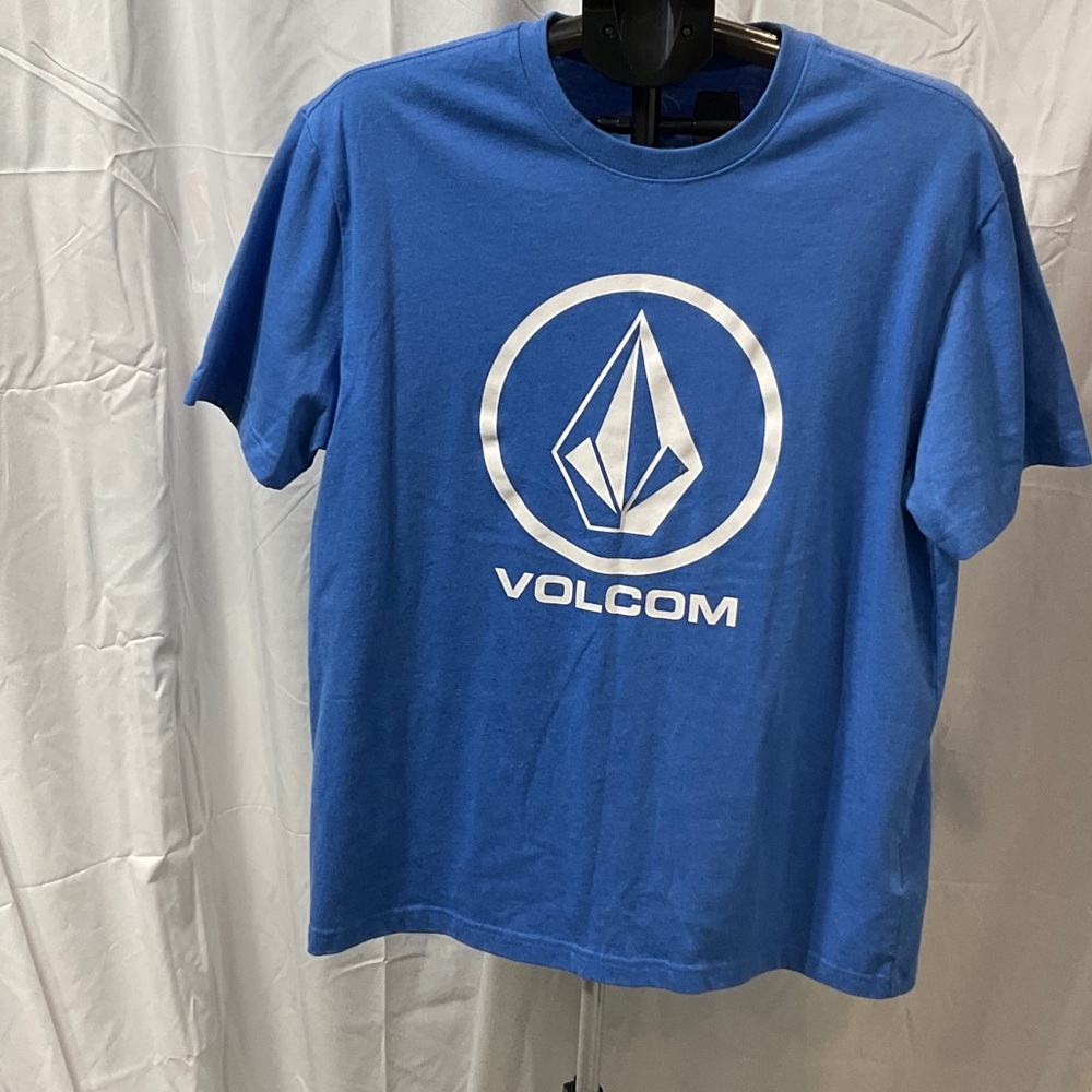 Volcom Royal Blue Tee with Iconic Logo